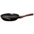 Czarna patelnia z brązową rączką 28cm - Flavum 14X