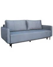 Szara rozkładana sofa z pojemnikiem - Exa w sklepie aosom.live
