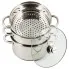 Stalowe garnki do gotowania na parze 22cm - Lenton 10X