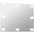 Nowoczesne prostokątne lustro z oświetleniem LED 80x60 cm - Dadi 8X