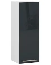 Grafitowa wisząca szafka kuchenna do zabudowy - Poli 11X w sklepie aosom.live