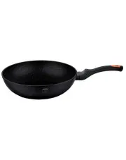 Czarny aluminiowy wok 28cm - Hippi 3X w sklepie aosom.live
