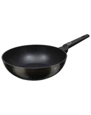Tytanowy wok z uchwytem typu soft touch 28cm - Hippi 4X w sklepie aosom.live