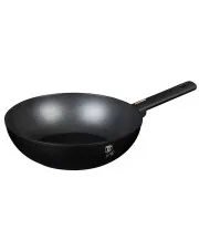 Czarny wok z potrójną powłoką tytanową 28cm - Hippi 5X w sklepie aosom.live