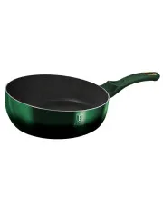 Aluminiowy wok w zielonym metalicznym kolorze 26cm - Arwen 11X w sklepie aosom.live