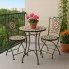 stolik bistro z ceramicznym blatem 