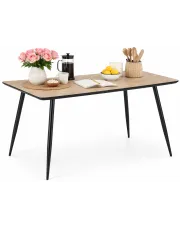 Prostokątny stół w stylu modern retro 120x80 - Sado w sklepie aosom.live
