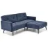 rozkładana sofa granatowa Cavani