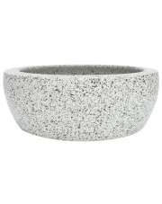 Szara okrągła umywalka ceramiczna - Ilmona 6X w sklepie aosom.live