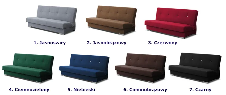 Wybór kolorów werfalki Koflox