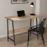 Wizualizacja biurka Eftor kolor modern oak
