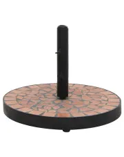 Ceramiczna podstawa pod parasola ogrodowy terakota - Clovis w sklepie aosom.live