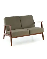 Oliwkowa drewniana sofa tapicerowana - Alexander 4X w sklepie aosom.live