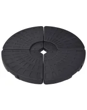 Okrągła składana podstawa pod parasol ogrodowy - Nefrex 4X w sklepie aosom.live