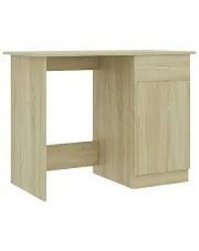 Biurko z szafką w kolorze dębu sonoma - Derma w sklepie aosom.live