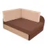 Brązowy tapczan rozkładany Sarezo 17X