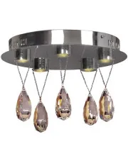 Lampa sufitowa glamour z kryształkami - K538-Adoli w sklepie aosom.live