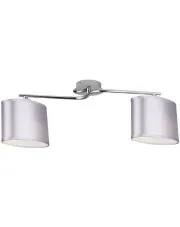Podwójna srebrna lampa sufitowa - K539-Torva w sklepie aosom.live