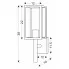 Wymiary lampy ogrodowej D167-Trisem