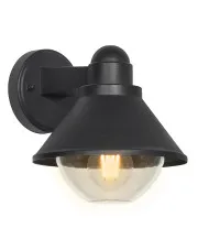 Czarna nowoczesna lampa elewacyjna - D175-GREEN/GOLD w sklepie aosom.live