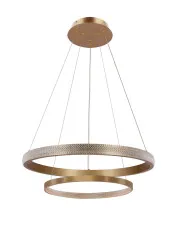 Wisząca okrągła złota lampa z kryształami - M079-Enver w sklepie aosom.live
