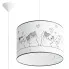 Lampa wisząca dla dzieci z abażurem w koty - A585-SUFITOWA