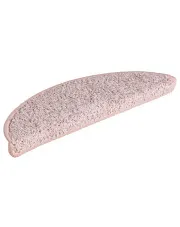 Jasnoróżowe miękkie dywaniki na schody 15 sztuk - Brila 3X w sklepie aosom.live