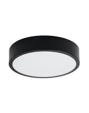 Czarny okrągły plafon sufitowy LED 40 cm - A601-Liptos w sklepie aosom.live