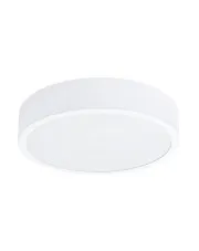 Biały nowoczesny okrągły plafon LED 40 cm - A601-Liptos w sklepie aosom.live