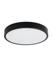 Czarny okrągły ledowy plafon 50 cm - A602-Liptos w sklepie aosom.live