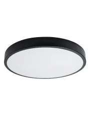 Czarny duży plafon LED okrągły 60 cm - A603-Liptos w sklepie aosom.live