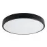 Czarny duży plafon LED okrągły 60 cm - A603-Liptos
