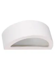 Biały ceramiczny minimalistyczny kinkiet - A617-Agas w sklepie aosom.live