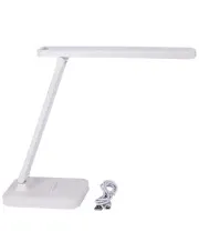 Biała lampka na biurko z uchwytem na telefon LED - M003-Muros w sklepie aosom.live