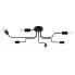 Czarna lampa sufitowa industrialna 6-punktowa - A627-Gray