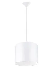 Biała lampa wisząca z okrągłym abażurem - A653-Elseva w sklepie aosom.live