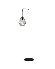 Czarna lampa podłogowa loft - K551-Emeli w sklepie aosom.live