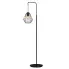 Czarna lampa podłogowa loft - K551-Graso
