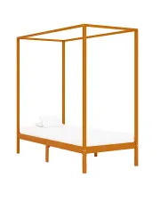 Miodowo brązowe pojedyncze łóżko 90x200cm - Tamai w sklepie aosom.live