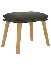 Minimalistyczny podnóżek ciemnoszary - Celanto w sklepie aosom.live