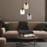 Szczegółowe zdjęcie nr 4 produktu Lampa wisząca SOMBRA Teriena 3xE27
