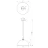 Szczegółowe zdjęcie nr 5 produktu Lampa wisząca BETA Corne 1xE27 35cm