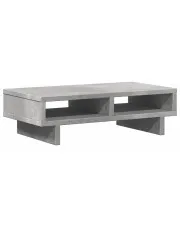 Nadstawka na monitor z przegródkami beton - Izora w sklepie aosom.live