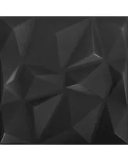 Zestaw 12 sztuk paneli ściennych czarne origami - Ekna 3X w sklepie aosom.live