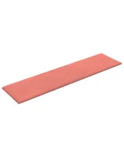 Różowe tapicerowane aksamitem panele ścienne - Solon w sklepie aosom.live