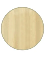 Bambusowy okrągły dywan naturalny 60 cm - Glaso 3X w sklepie aosom.live