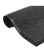 Antracytowa prostokątna wycieraczka przed drzwi 80 x 120 cm - L, 5X w sklepie aosom.live