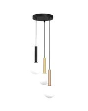 Potrójna czarna lampa wisząca - K566-Siverto w sklepie aosom.live