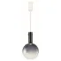Granatowa lampa wisząca szklany klosz - K574-Akosta