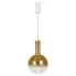 Złota lampa wisząca z regulowaną wysokością - K574-Akosta